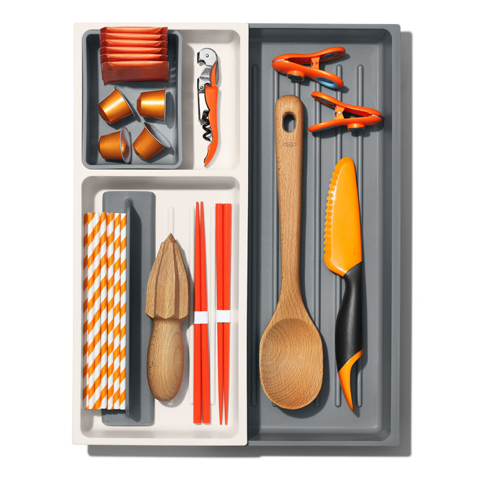 OXO GG EXPANDABLE KITCHEN TOOL DRAWER ORGANIZER Wayfair